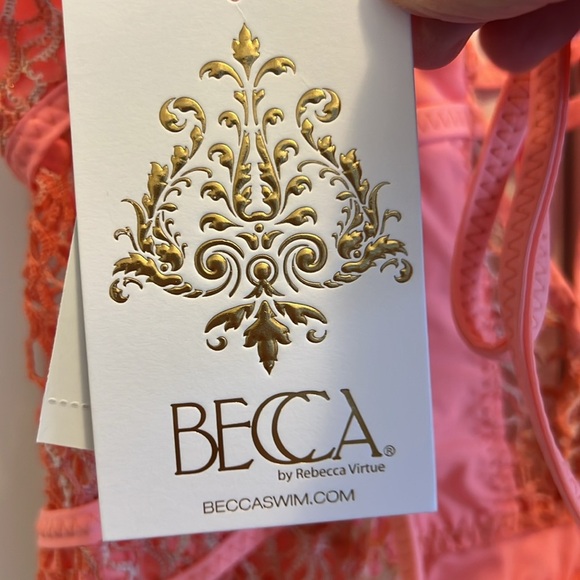 BECCA XL One Piece Bathing Suit NWT - Picture 6 of 7